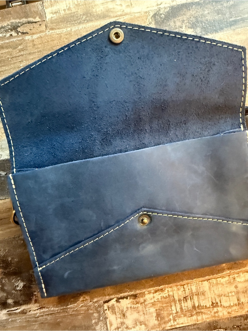 Portland Leather crossbody Navy - Picture 3 of 4